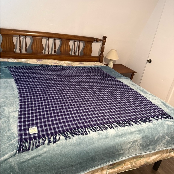 Vintage Faribo Woolen Mill Co Throw Blanket w/ fringe - Picture 1 of 11